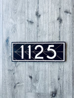 Load image into Gallery viewer, Modern Outdoor Address Sign
